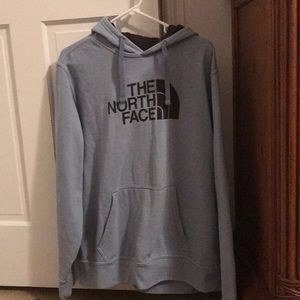 Large Light Blue North Face Sweatshirt
